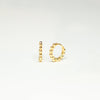 Pip & Co. - Gold Beaded Huggie Earrings