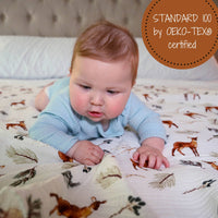 LollyBanks - Oh Deer Baby Swaddle Blanket