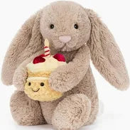 Jellycat Bashful Beige Bunny Birthday