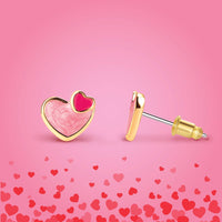 Girl Nation Heart 2 Heart Cutie Stud Earrings