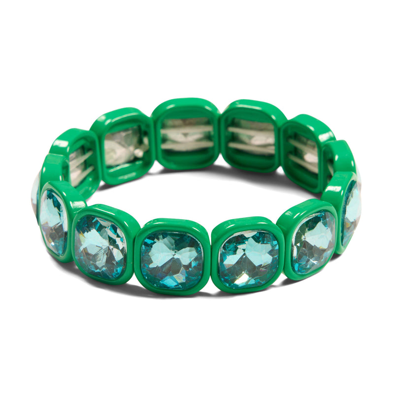 Ice Crystal Bracelet Collection: Chartreuse