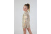 Football Heart Sleeve Applique Sweatshirt - Tween Girls