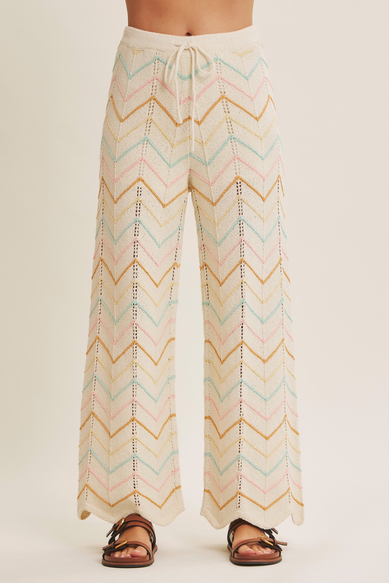 Pastel Multi Chevon Pants