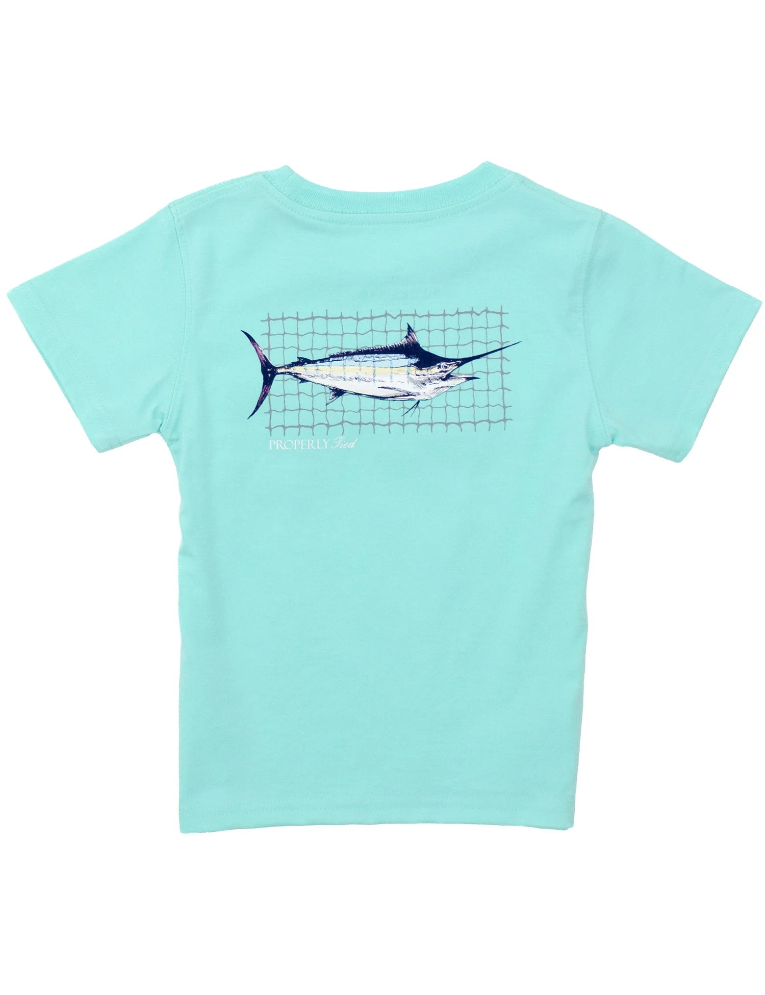 Boys Swordfish SS Seafoam