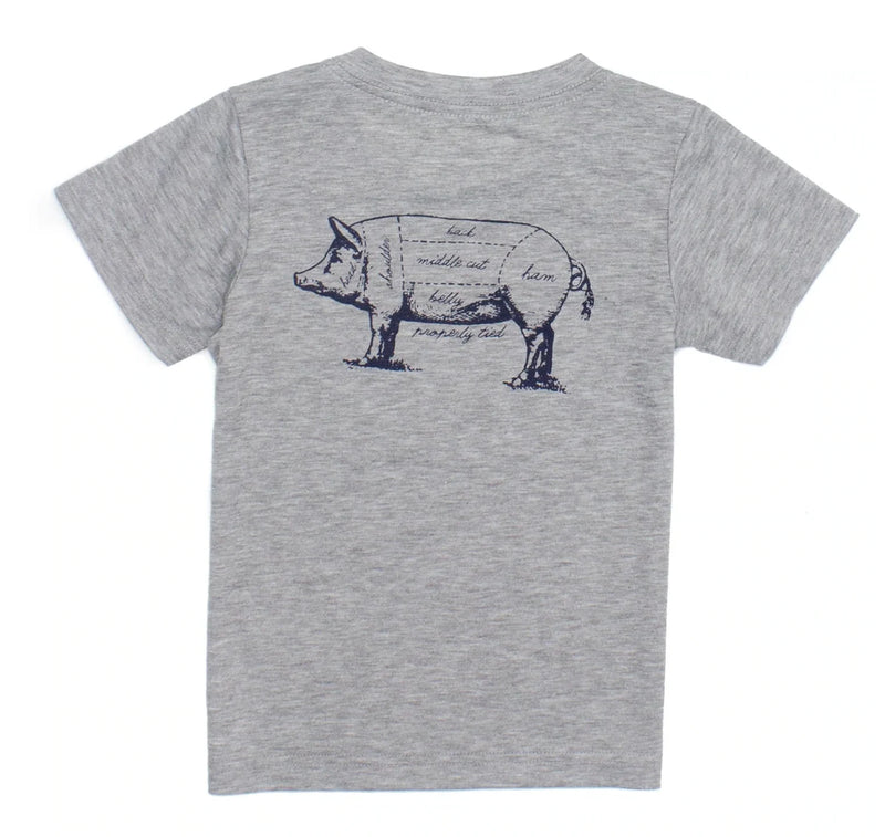 Properly Tied Grey Pig Shirt
