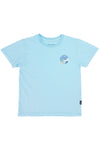 Lost In Paradise Crystal Blue Vintage Tee