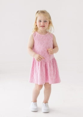 Pink Tilly Terry Knit Dress