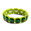 Ice Crystal Bracelet Collection: Chartreuse