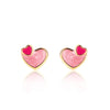 Girl Nation Heart 2 Heart Cutie Stud Earrings