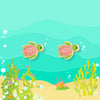 Girl Nation Turtle-y Awesome Cutie Stud Earrings