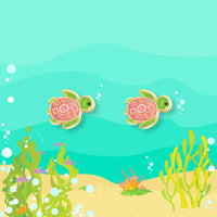 Girl Nation Turtle-y Awesome Cutie Stud Earrings